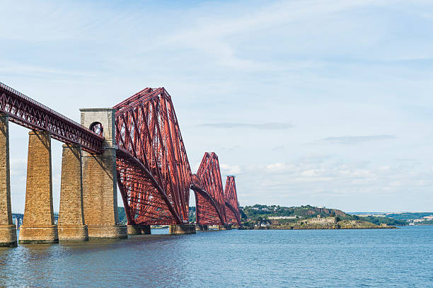 The Forth rail bridge over the Firth of Forth Scotland