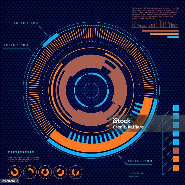 Futuristic User Interface In Java Futuristic User Interface Design Elements Stock Illustration - Download ...