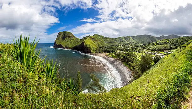 Panorama image of Hawaii nature
