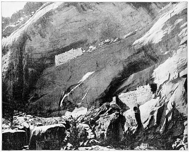 istock Cliff Dwellings, Mancos Canyon, Arizona in 1880s 592030100