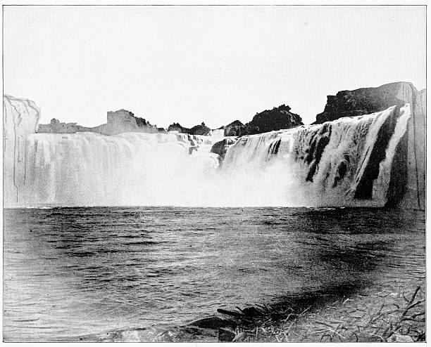 istock Shoshone Falls, Idaho, USA in 1880s 592030150