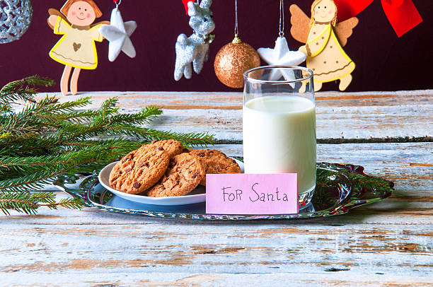 istock Milk and cookies for Santa 592035826