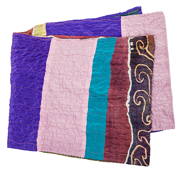 istock scarf stitched from pieces of clenched silk fabric 592358246