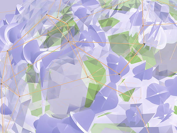istock Geometric shapes abstract background.Pastel colors. 592359772