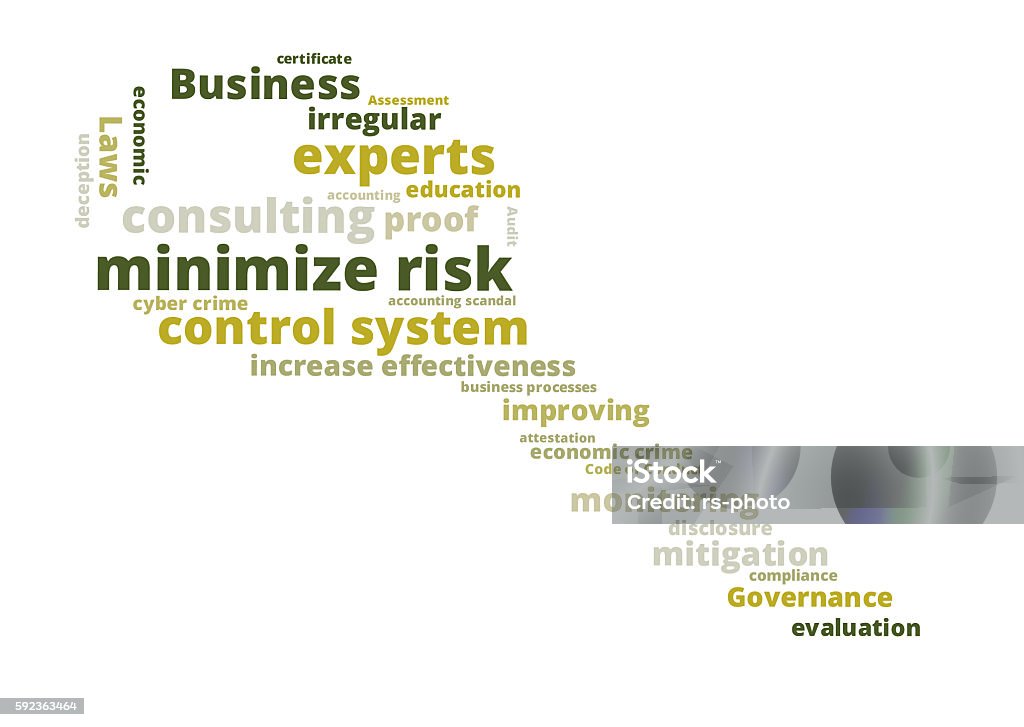 minimize risk word cloud minimize risk word cloud shaped as a key Asking Stock Photo