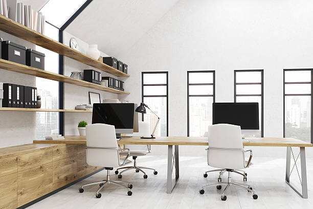 istock Office room in New York City 592365134