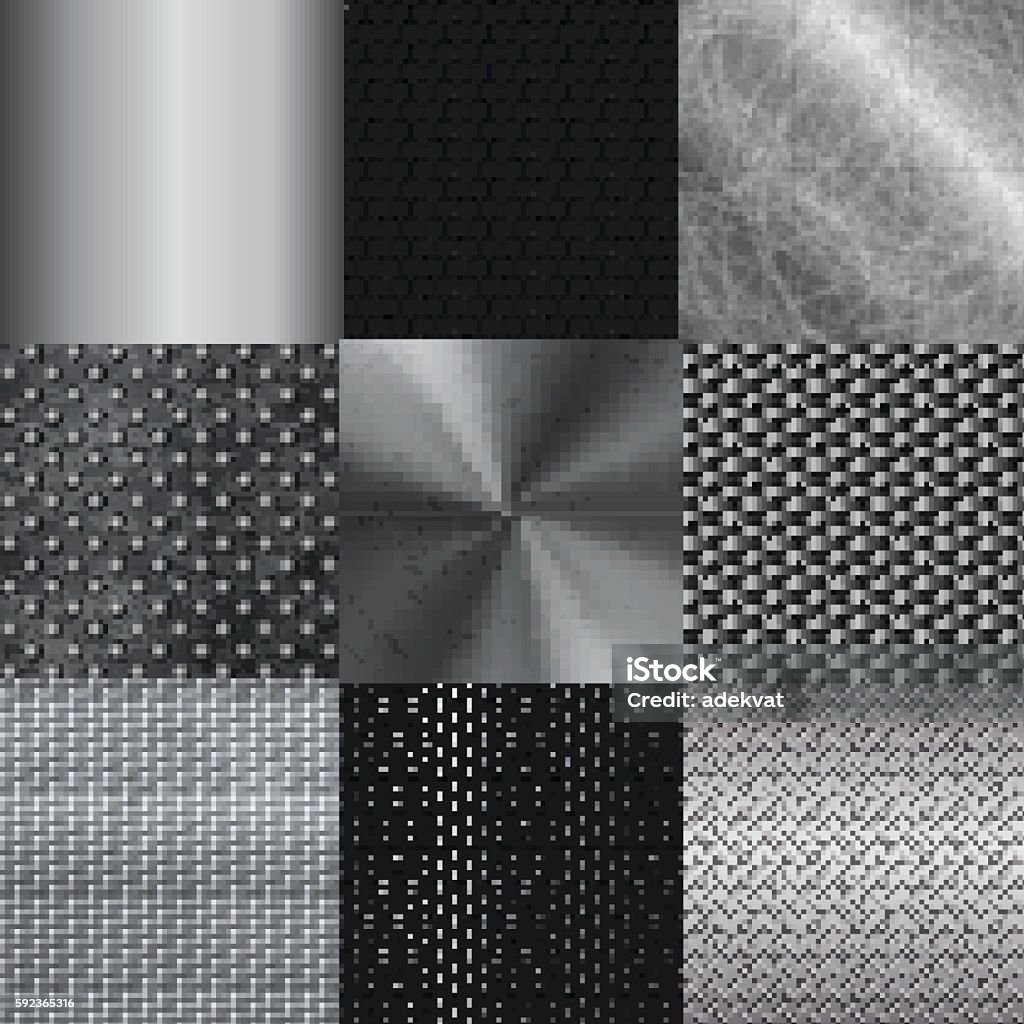Metall Pattern Metall Texture Pattern Vector Illustration Stock Illustration ...