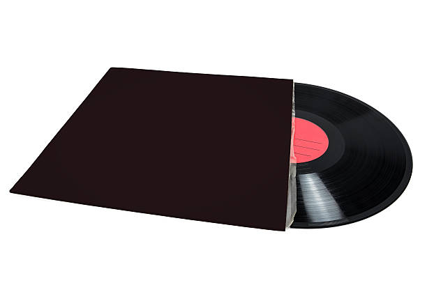 istock Vinyl record in blank cover 592368684