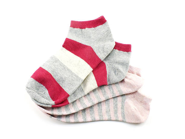 istock collection of colored socks isolate on white background 592369644