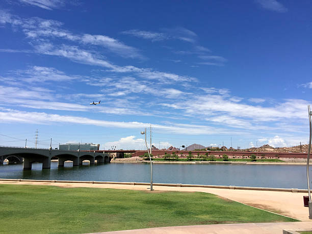 Mill Avenue Bridge over Salt Lake River, Tempe, AZ