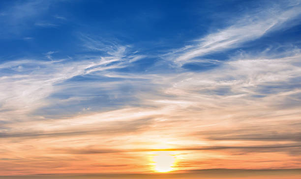 istock Autumn sunset or sunrise background 592372542