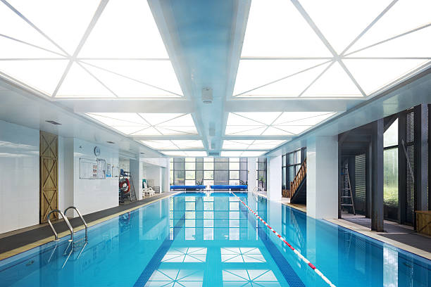 istock design of swimming pool in modern gym 592372830
