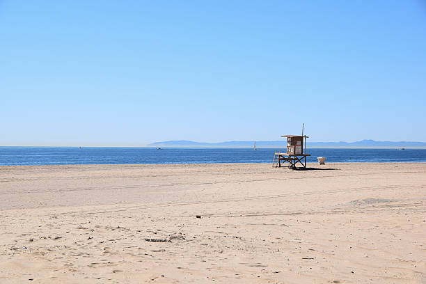 lifeguard tower in Pacific Beach, California