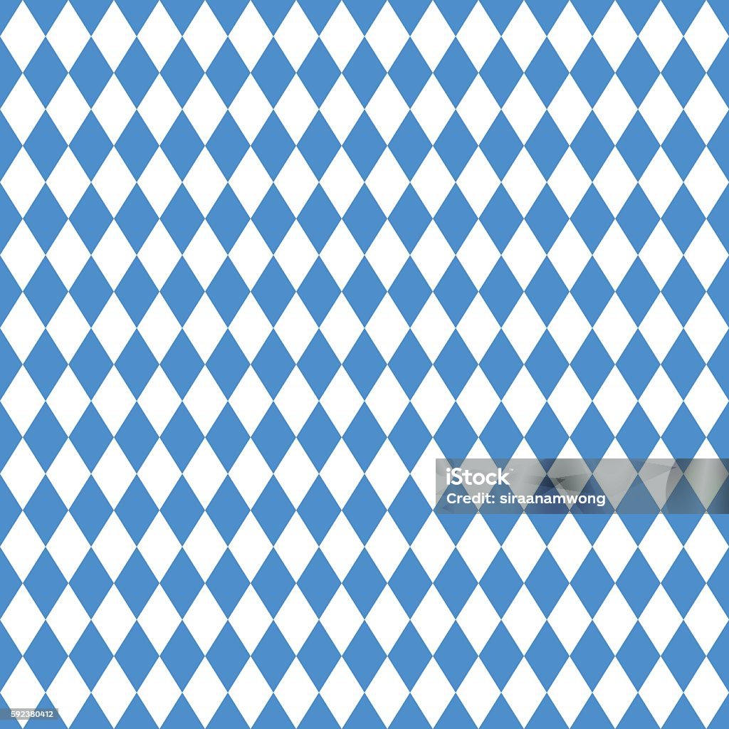 Oktoberfest blaue Raute Hintergrund - Lizenzfrei Party Vektorgrafik