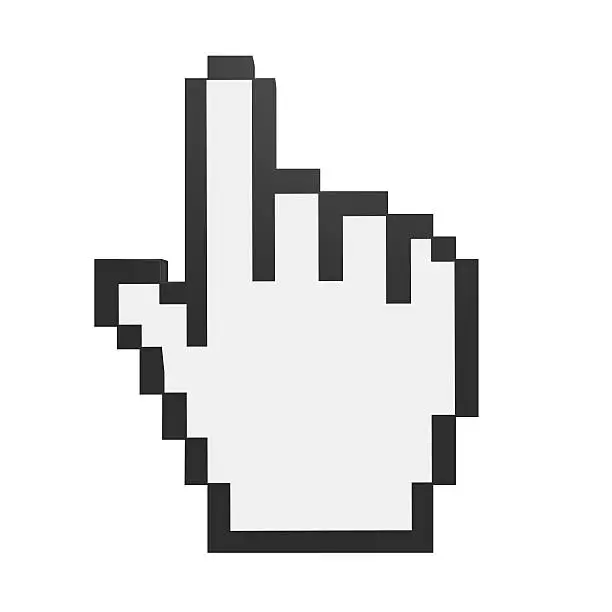 Photo of Hand Cursor Isolated