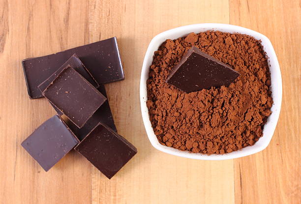 istock Chocolate and cocoa containing magnesium, healthy nutrition 592381268
