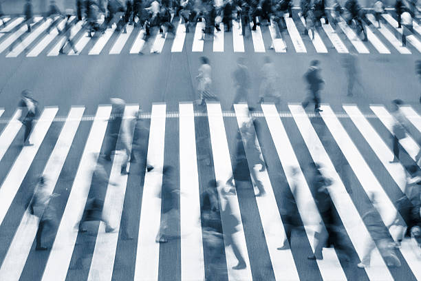 istock Tokyo Zebra Crosswalk Scene 592382204