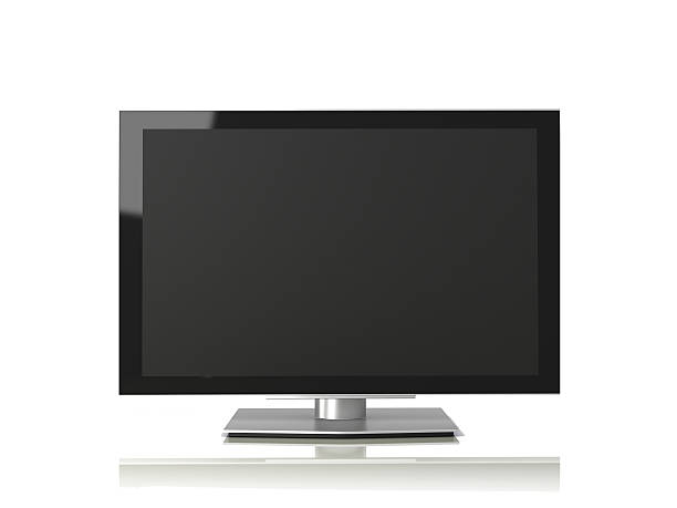 istock Smart tv television flat screen led isolated 592382532