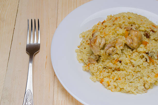 istock ready and juicy bulgur on a white plate 592382992