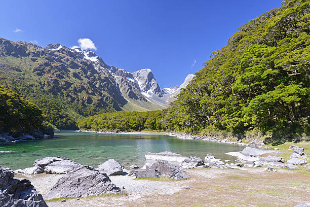 istock Lake Mackenzie on Routeburn track 592383686