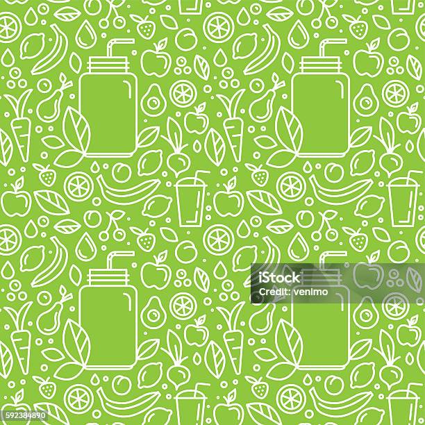 Vector Seamless Pattern And Background For Food Packaging Stock ...