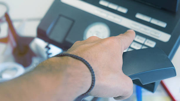 istock Close-Up Businessman use telephone 592386088