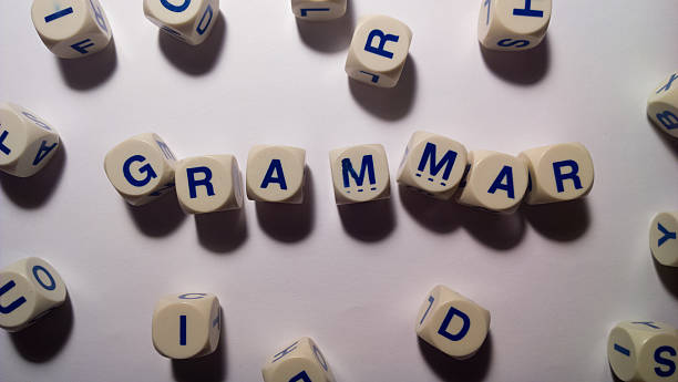 istock Letter Blocks Spell The Word GRAMMAR 592387984