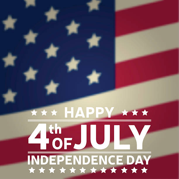 istock Happy Independence Day background template. Happy 4th of july poster. 592388316