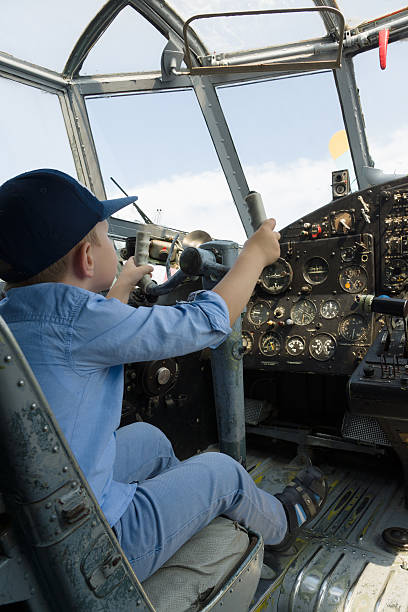 aircraft and helicopters preparing to fly close-up shot