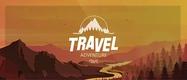 Vector illustration of Travel to World