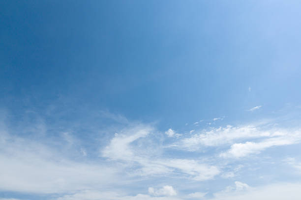 istock the white clouds floating on a background of blue sky 592391306