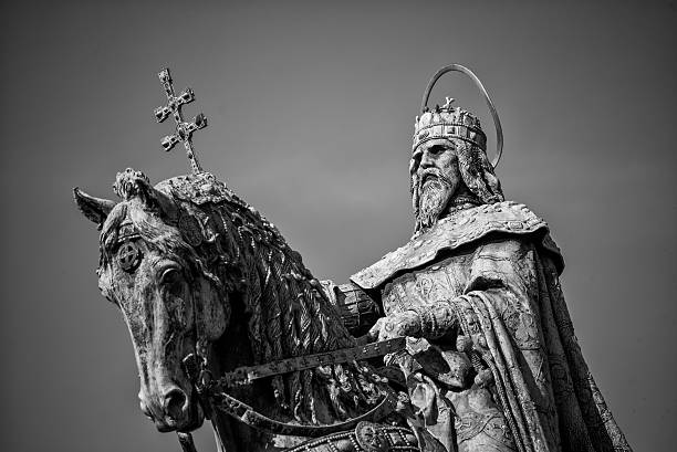 Sculputre of St Stephan in BudapestStatue of Saint Stephain in Budapest