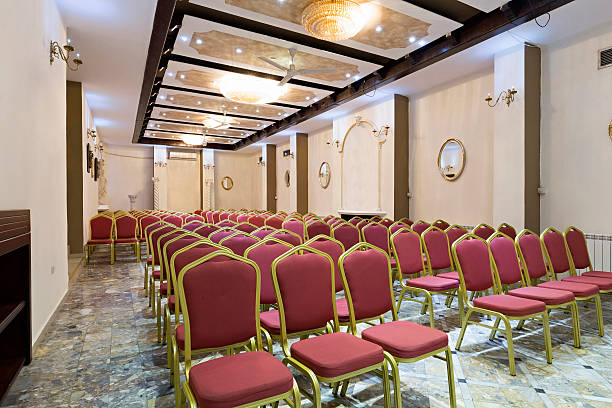 istock Interior of a conference room 592392160