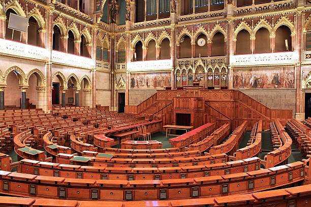 parlamento di budapest  - city government town hall government building foto e immagini stock