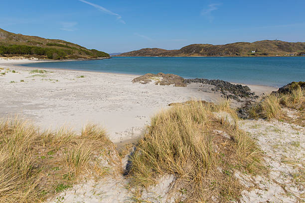 istock Morar Scotland UK beautiful Silver sands coast 592394858