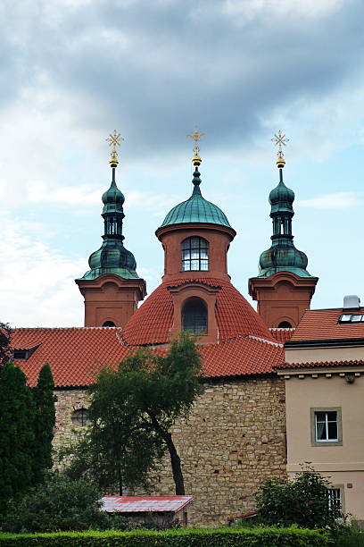 istock Church in Petrin park, Prague 592395126