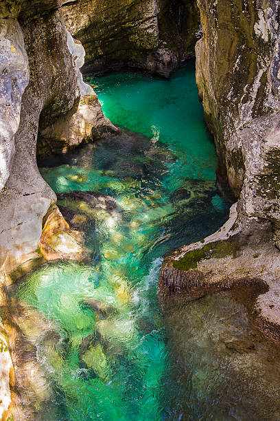 istock Mystic color of river Soca (Slovenia) 592395188