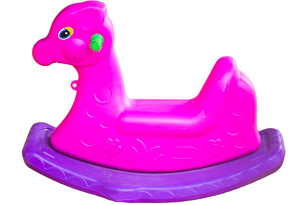 istock Pink toy Horse 592395218