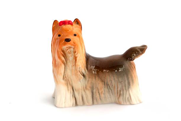 istock Dog figurines on white background 592403756