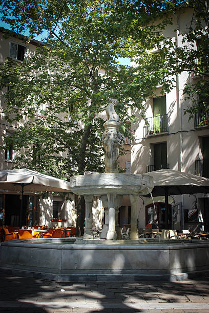 istock Nine Jets Square, Ceret, France 592404550