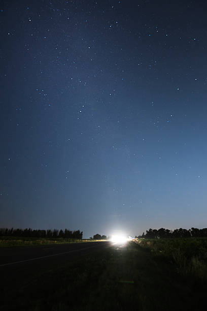 istock Beautiful starry night in the national park 592405350