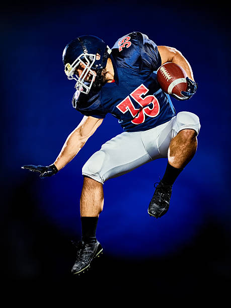 istock american football player man isolated 592645104