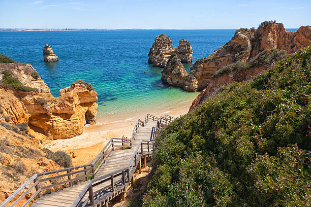 istock Beach Praia do Camilo, Algarve, Portugal 592645134