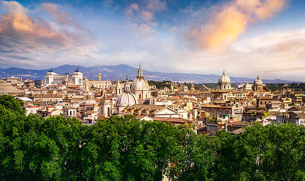 istock View of Rome, Italy, Europe 592645330