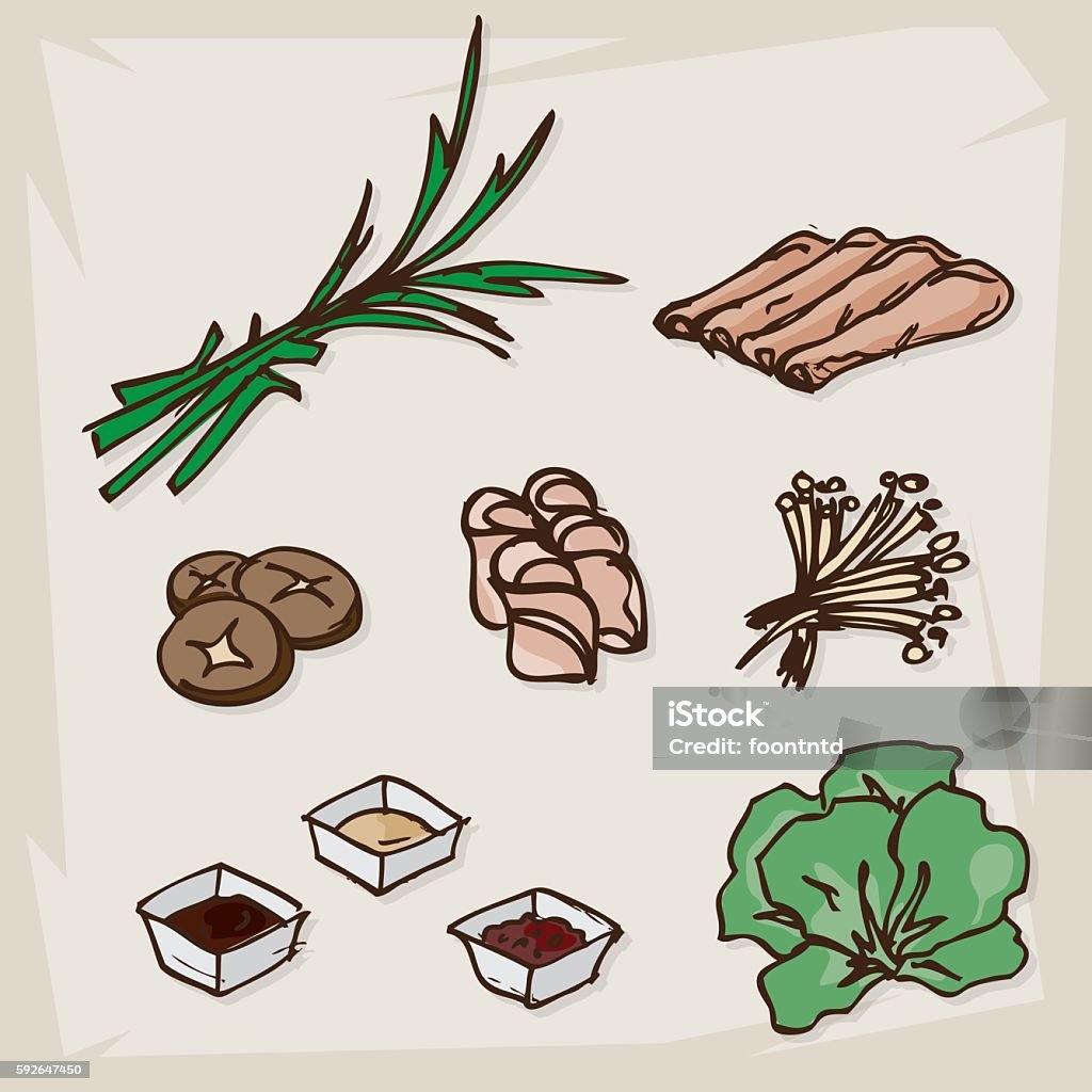 Food Cobjects Foods Fresh Objects A Stock Illustration - Download Image Now - Bacon ...