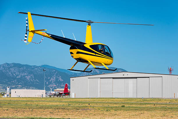 istock Helicopter Airport Departure Hover 592648808