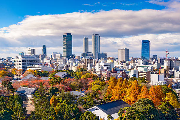 istock Nagoya, Japan Skyline 592649010