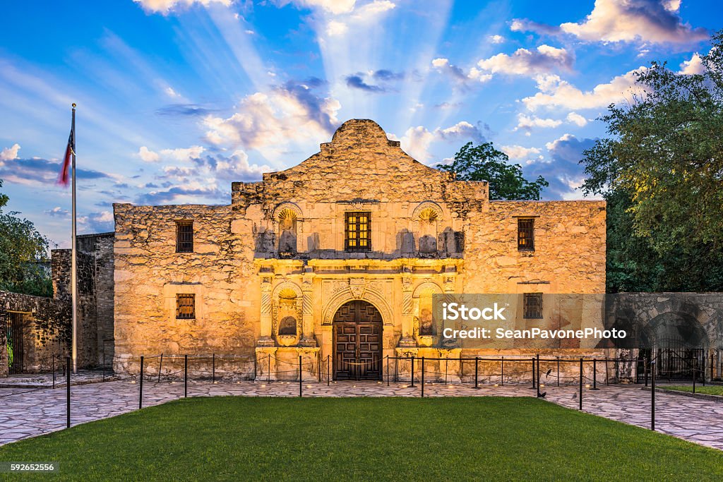 The Alamo, Texas The Alamo in San Antonio, Texas, USA. Alamo - San Antonio Stock Photo