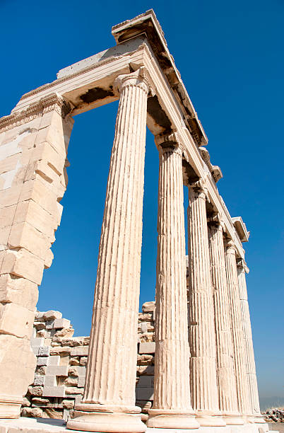 Acropolis Parthenon in Athens, Greece stock photo