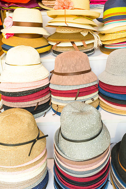istock Hats in a hat store in Beijing China 592656192